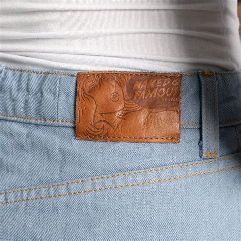 Women S Left Hand Twill Selvedge Sky Blue Edition Naked Famous Denim