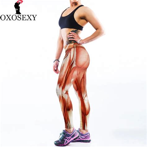 Fashion Autumn Winter Lycra Muscles Women Pants Printed Legging For