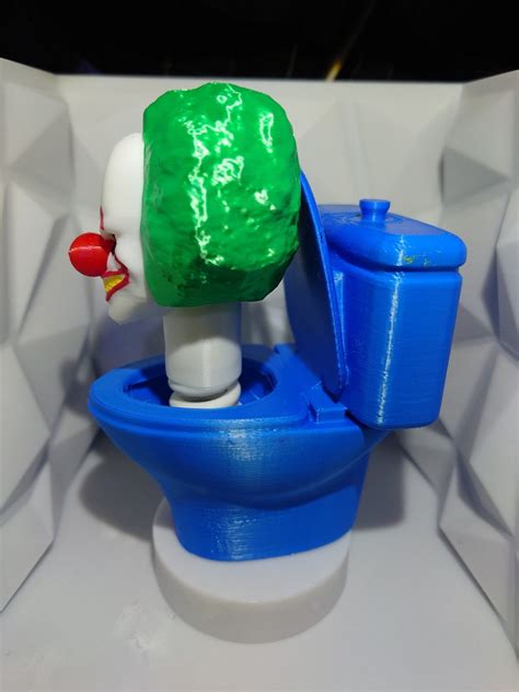 Skibidi Clown Crazy Head Skibidi Toilet Etsy