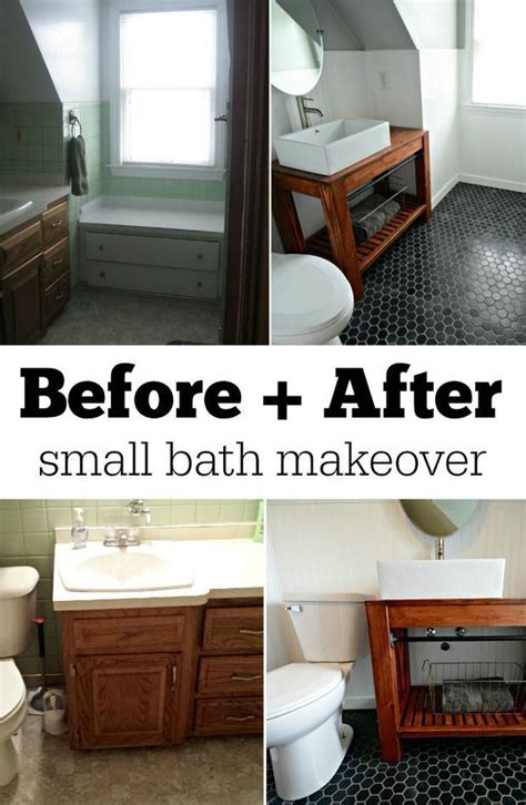 10 Pretty DIY Small Bathroom Makeovers Budget Ideas OhMeOhMy Blog