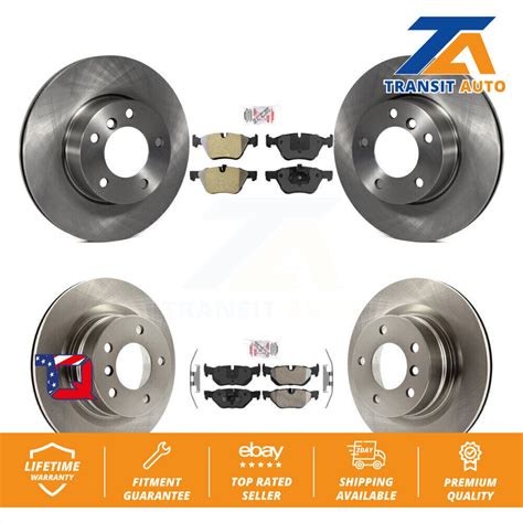 Front Rear Integrally Molded Pad And Disc Brake Rotor Kit For 2008 2013