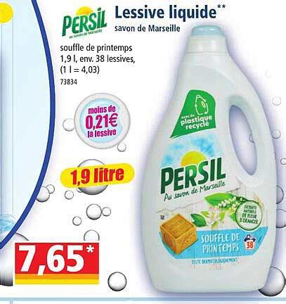 Promo Lessive Liquide Savon De Marseille Persil Chez Norma Icatalogue Fr