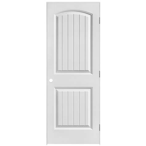 Metrie Cheyenne Prehung Interior Door 2 Panel Camber Top Primed