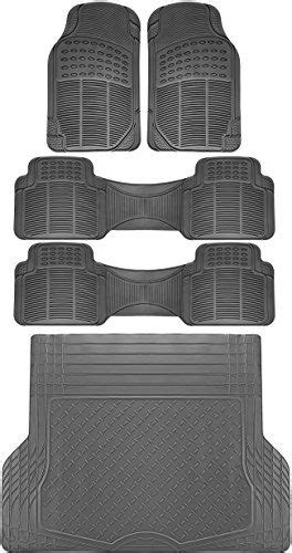 Oxgord Pc Rear Set Ridged Rubber Floor Mats Universal Fit Mat For Suvs