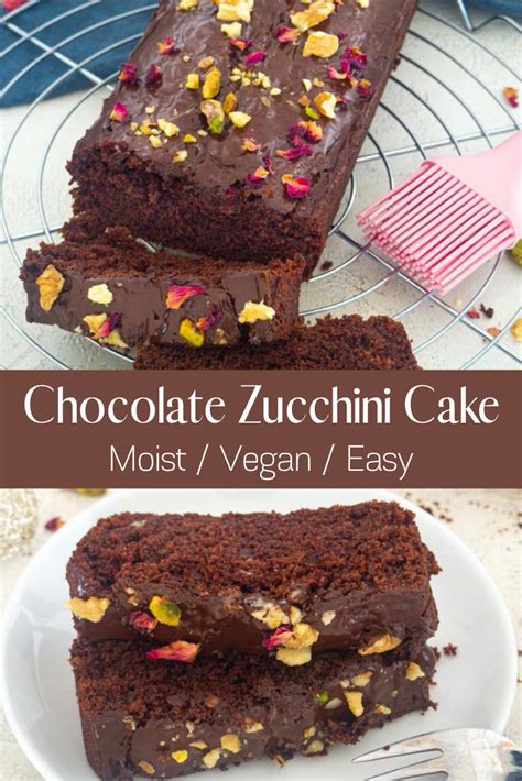 Easy Chocolate Zucchini Cake Vegan