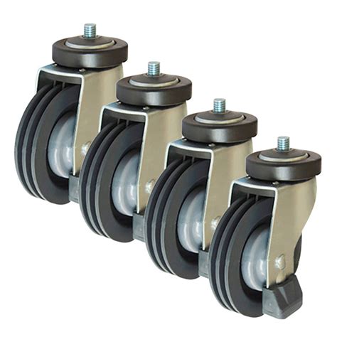 Kg Loading Inch Shopping Cart Wheels Pu Mm Nisma Engineering