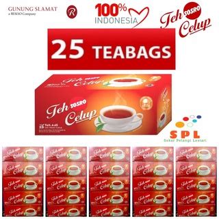 Jual TEH CELUP SOSRO 25 BAGS 5 KOTAK Shopee Indonesia