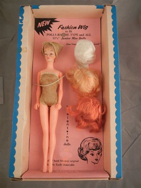 RARE MIB Fashion Queen Clone Wig Doll Polly Barbie Type Valentine