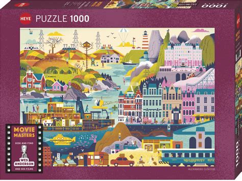 Heye Puzzle Pi Ces Clerisse Wes Anderson Films Heye