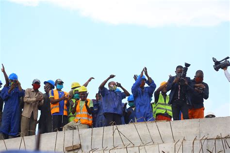 PresidenceRDC Félix Antoine Tshisekedi Visite d inspection des travaux