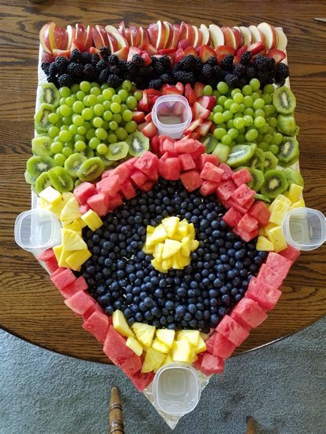 Softball Field Fruit Tray For Graduation Party Baseball Food Party