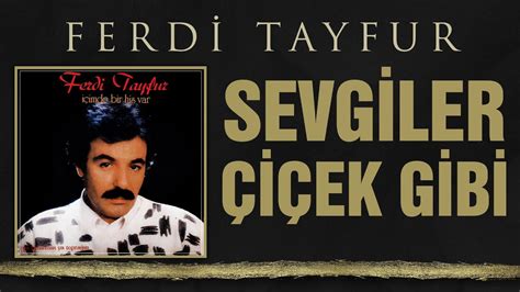 Ferdi Tayfur Sevgiler Çiçek Gibi FerdiFon LP orijinal plak kaydı