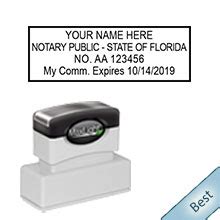 Highest Quality Florida Notary Stamp Ships Next Day Free Shipping