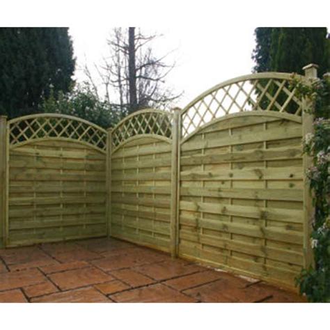 Shedswarehouse Oxford Fencing Ft Pressure Treated Convex