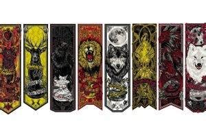 Artwork Paper Coats Of Arms Crest House Baratheon Sigils Game Of