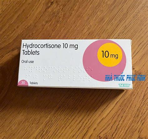 Hydrocortisone 10mg Teva Vỏ Hồng Mua ở đâu Giá Bao Nhiêu