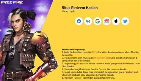 Kode Redeem FF Free Fire Hari Jumat 19 April 2024 Hantam