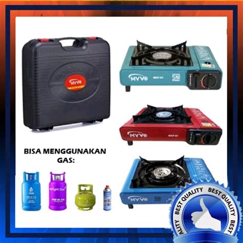 Kompor Gas Pendaki Kompor Gas Portable SNI MYVO 2 IN 1 MKP 01 Tungku