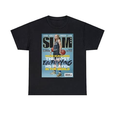 Paige Bueckers Wnba Slam Cover Tee Shirt