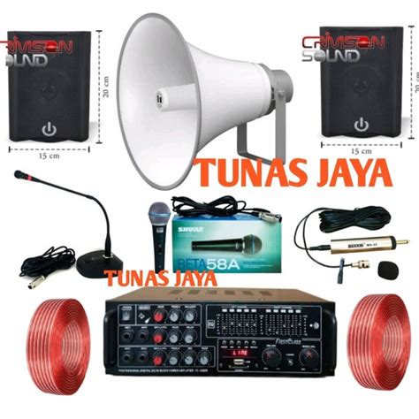 Jual Paket Speaker Toa Paket Toa Komplit Sound System Masjid Atau