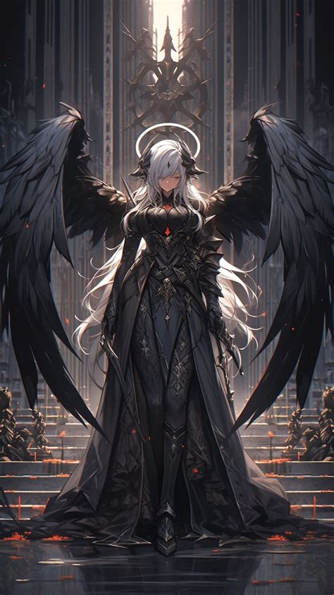 Dark Angel | Dark fantasy artwork, Dark fantasy, Anime art beautiful