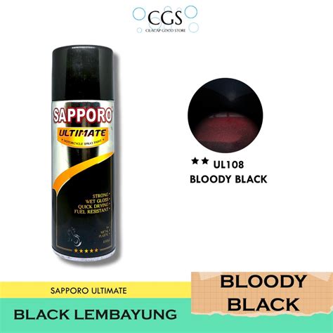 Jual Pilok Sapporo HITAM LEMBAYUNG MERAH UL108 Sapporo Bloody Black