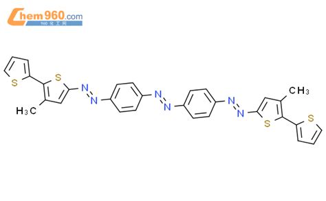 121186 34 3 Diazene Bis 4 3 Methyl 2 2 Bithiophen 5 Yl Azo Phenyl