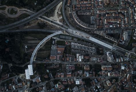 Obra Da Linha Rubi Do Metro Corta Rotunda Edgar Cardoso Em Gaia Durante