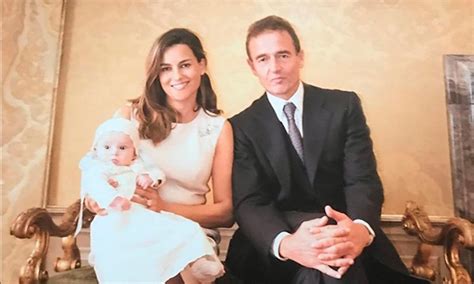 Alessandro Lequio Recuerda El Bautizo De Su Hija Ginevra Ena En Roma