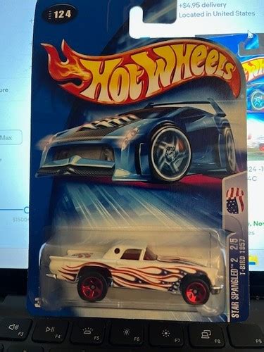2004 HOT WHEELS STAR SPANGLED 124 WHITE 1957 FORD T BIRD THUNDERBIRD 1 64 EBay