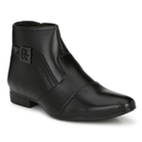 Ranway Shoe Mens Black Synthetic High Ankle Boots Jiomart