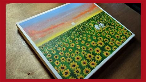 Como Pintar Girasoles Con Acrilico Paso A Paso How To Paint