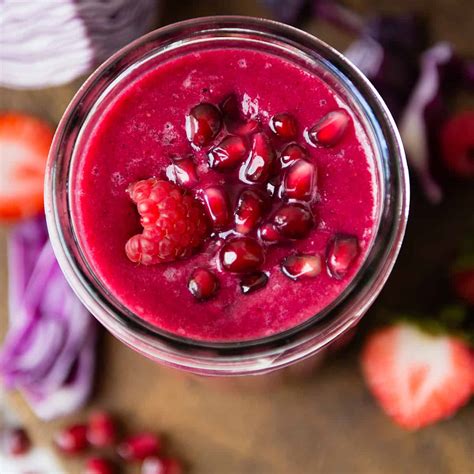 Healthy Pomegranate Smoothie - Antioxidant-Rich Blend