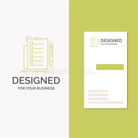 Business Logo For Expertise Checklist Check List Document Vertical