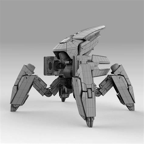 Quadbot 202F - 3D Model by Fwcolbert3D2
