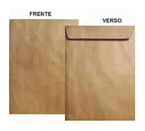 Envelope Kraft Pardo Folha A4 22 9x32 4cm Caixa 250 Unidades