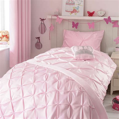 Pink Mia Pintuck Quilt Cover Set Pink Bed Linen Pink Bedding Pink