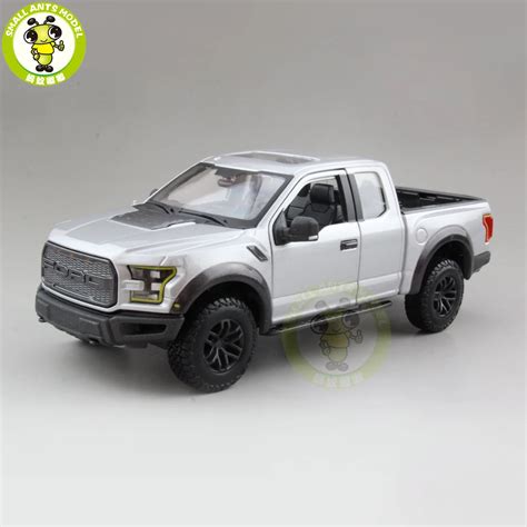 124 Ford F150 F 150 Raptor 2017 Trucks Pickup Diecast Metal Car Model