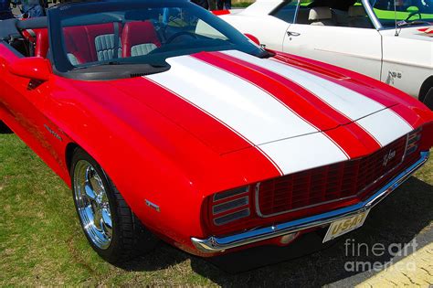 Red Camaro Custom Photograph By Mark Spearman Pixels