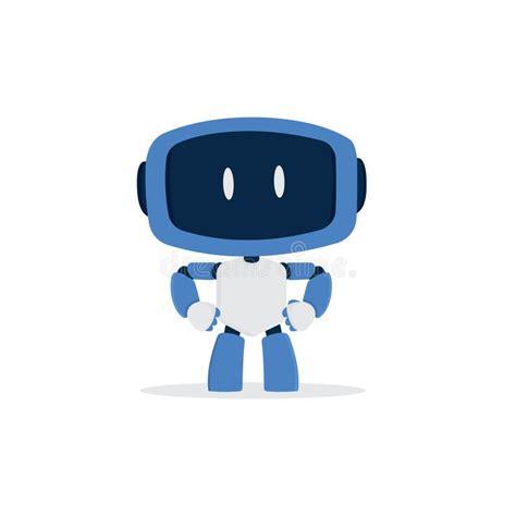 Cute Robot Cartoon Character Stock Vector Illustration Of Cartoon