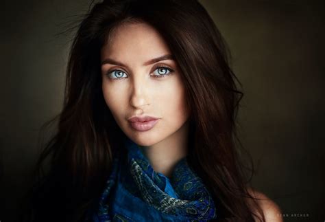 Brunettes With Blue Eyes Selfies Of Burning Beauties Photos