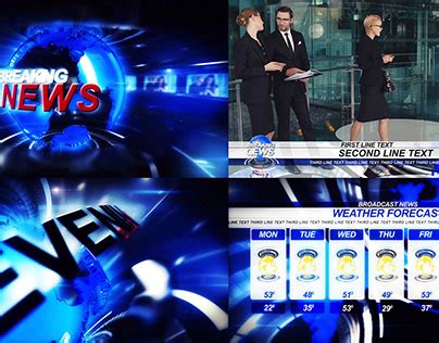 Broadcast News Package Lower Third Projects Photos Videos Logos