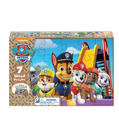 Spin Master - Cardinal Games PAW Patrol 7 Pack Of Wood Puzzles