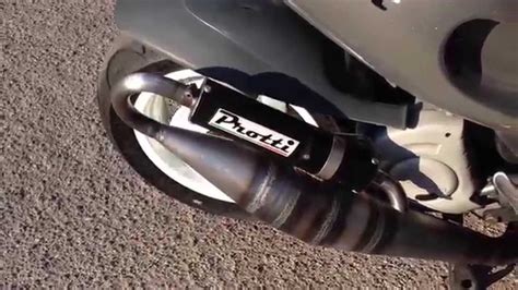 Protti Exhaust System On Gilera Runner FxR 180 YouTube