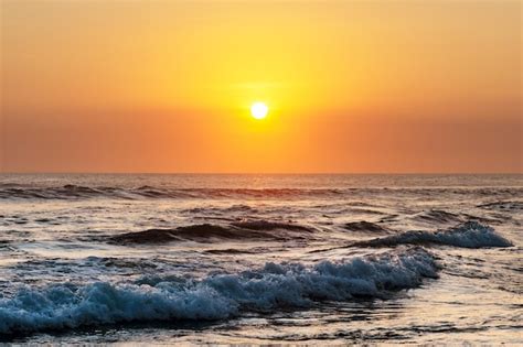 Premium Photo Sunset And Waves In Canggu Beach Bali Indonesia