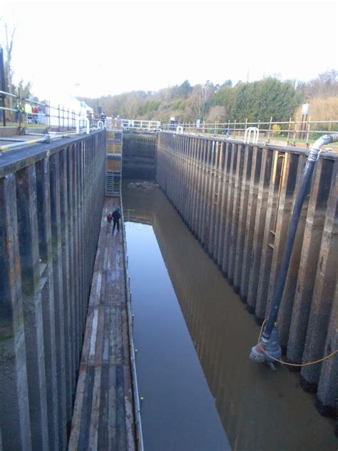 Walking The Peak Down Inside Sprotbrough Lock