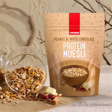 Protein Muesli 400 G Arachidi E Cioccolato Bianco Lifestyle E