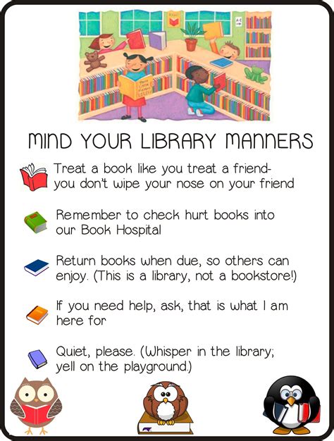 Libraryrules Middle Libraries Library Rules High Library Riset