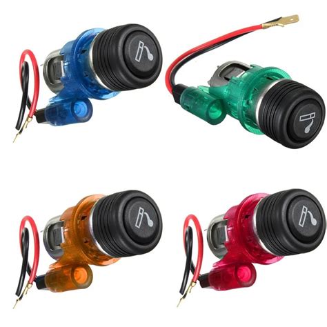 Car Accessories Portable 12v 120w Motorcycle Car Boat Cigarette Lighter