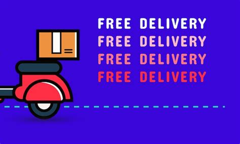 Premium Vector Free Delivery Banner Design